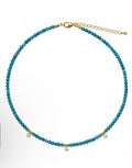 Crystal Bloom Natural Stone Necklace