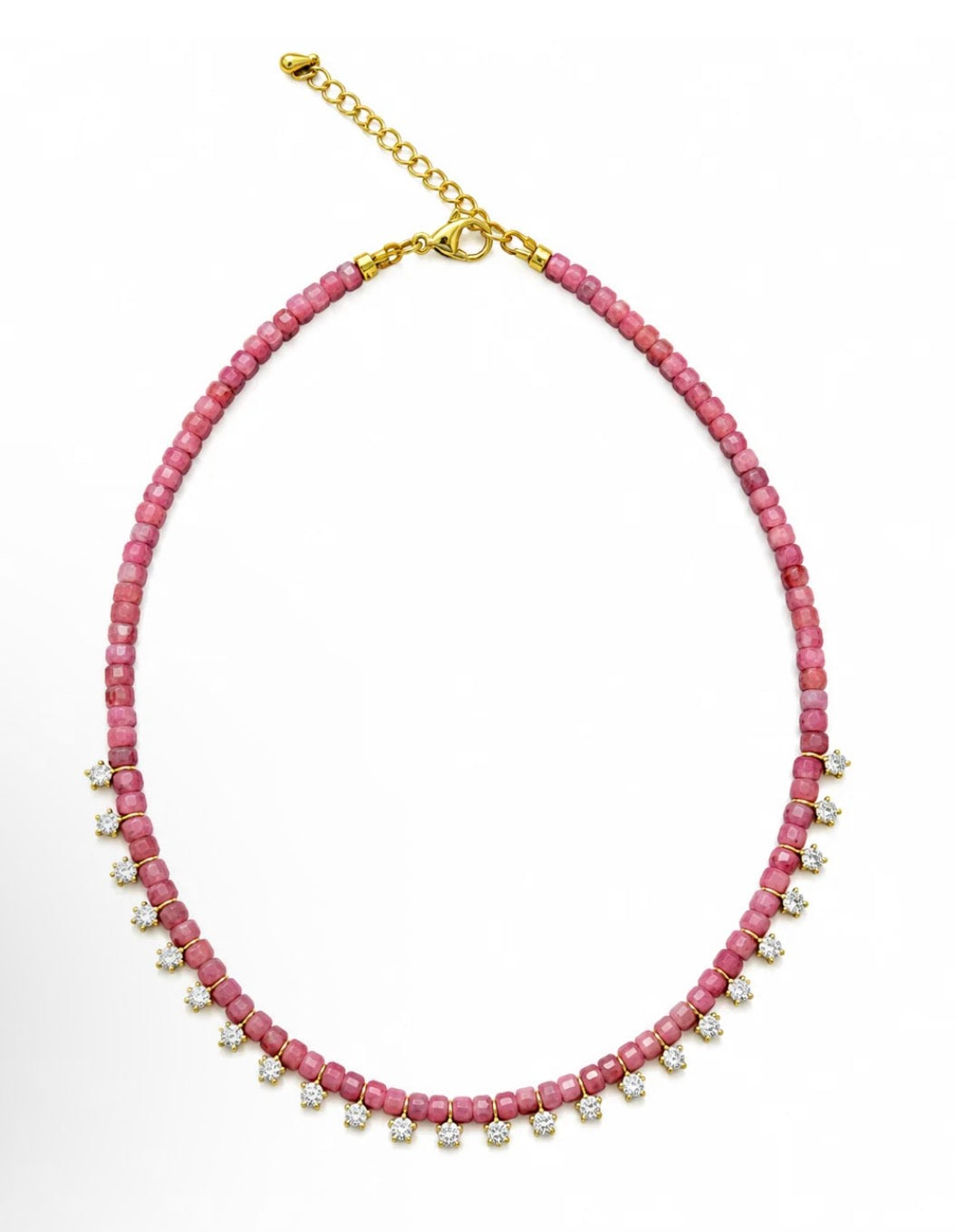 Stardust Sand Stone Beaded Necklace