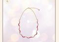 Pink Sparkle Wave Necklace