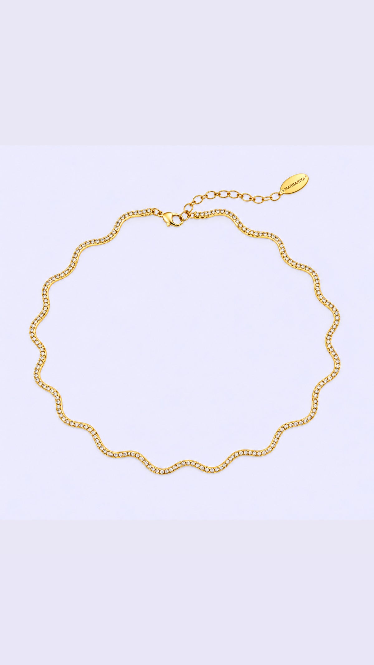 Gold Wave Necklace